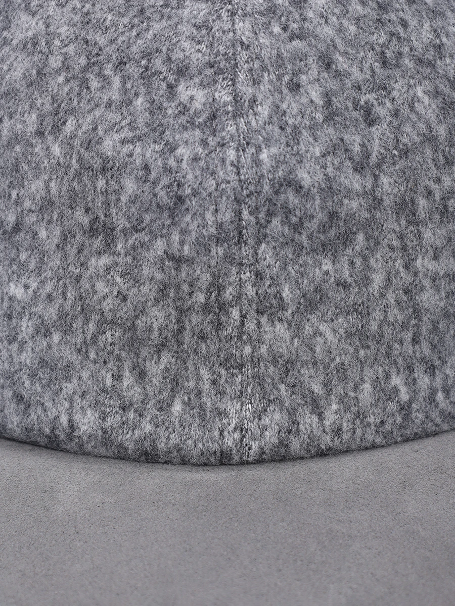 Бейсболка комбинированная CAPOBIANCO 17MC1.FSMN./GREY Серый  Фото 3