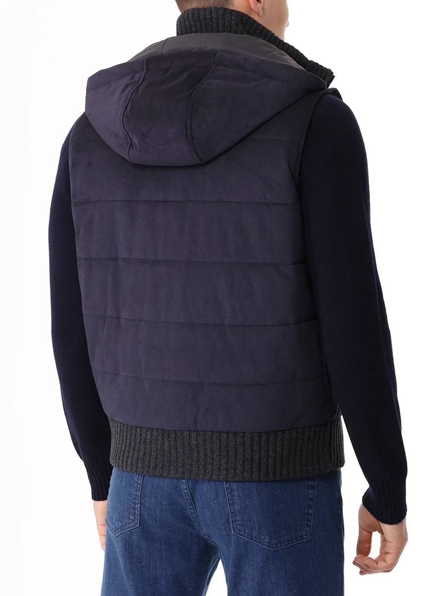 

Жилет стеганый, Синий, 78145/55006/047 Темно