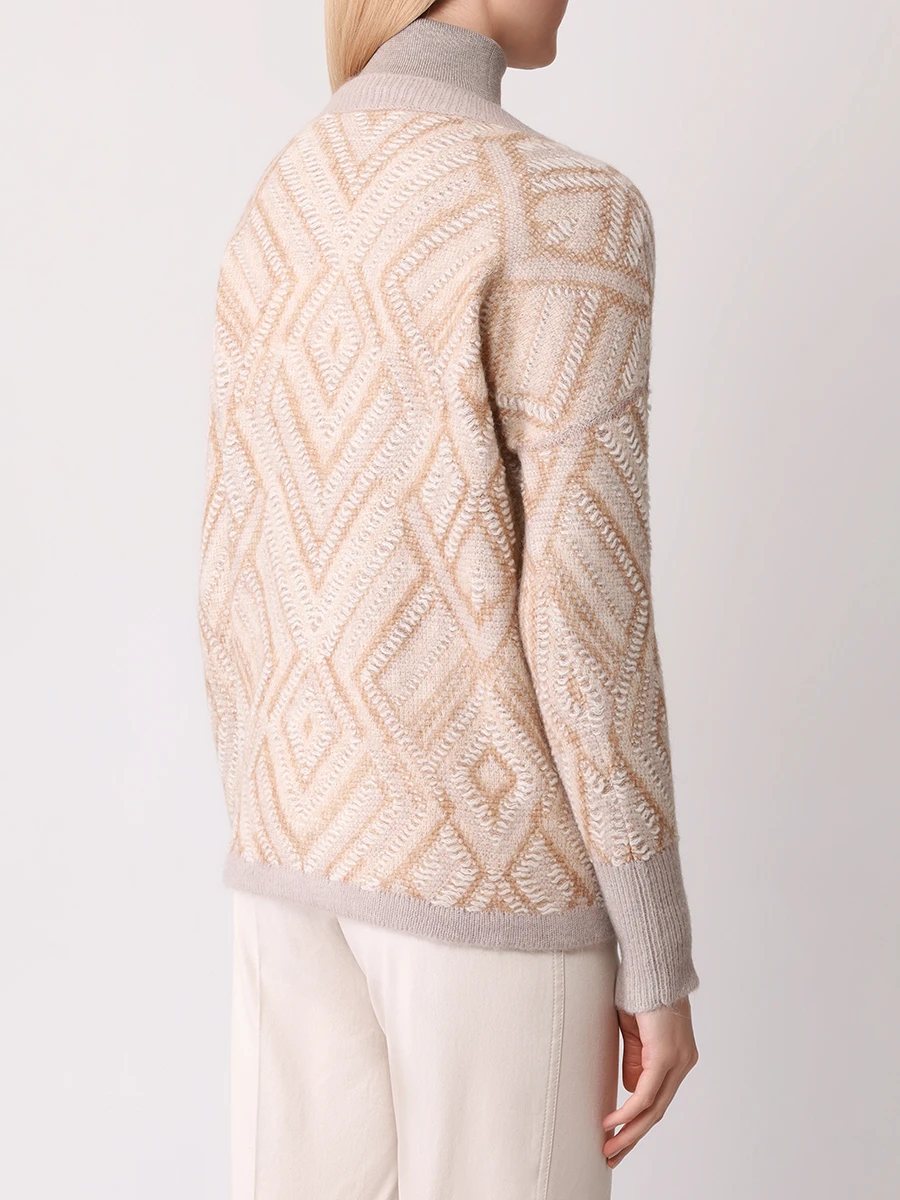 

Пуловер шерстяной, Бежевый, 13263/36903/060