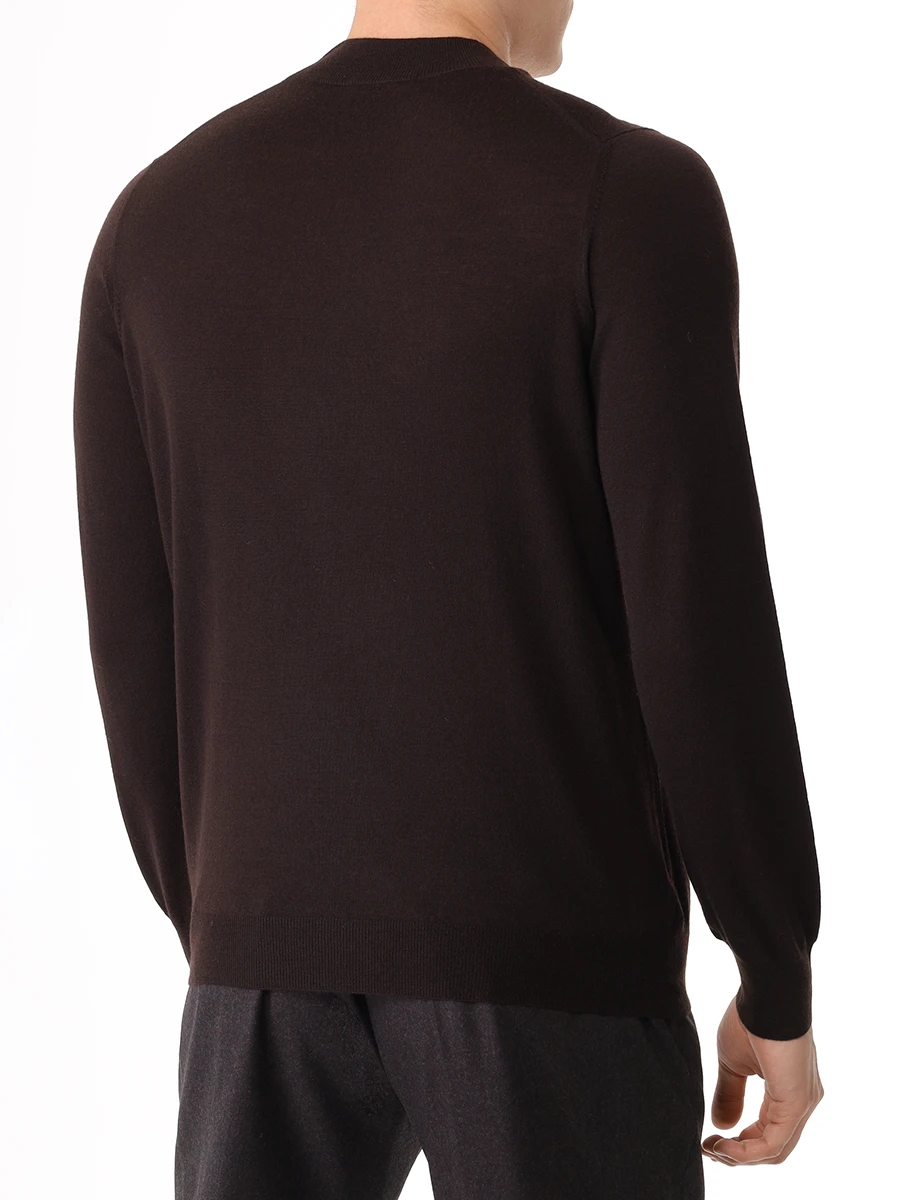 Джемпер шерстяной GRAN  SASSO 45154/14790/195 Темно Коричневый  Фото 3