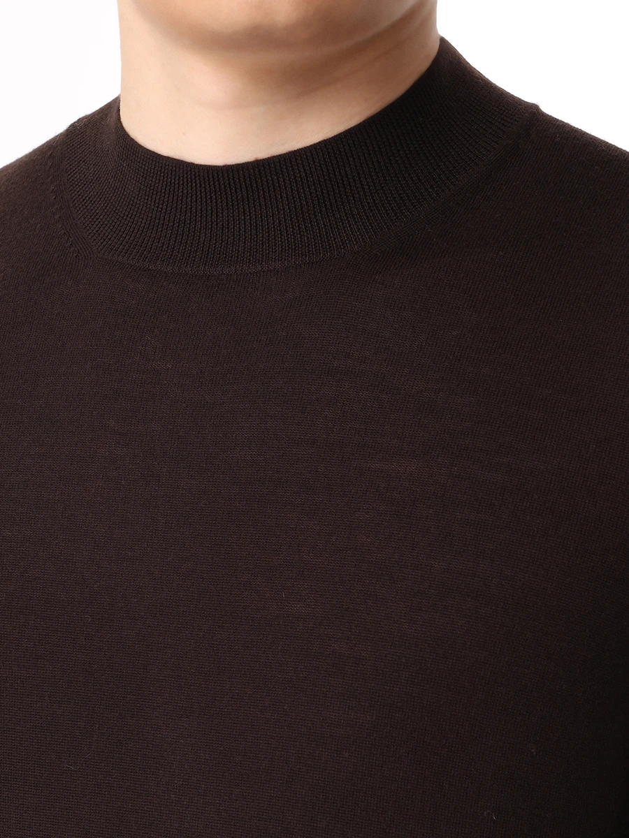 Джемпер шерстяной GRAN  SASSO 45154/14790/195 Темно Коричневый  Фото 5