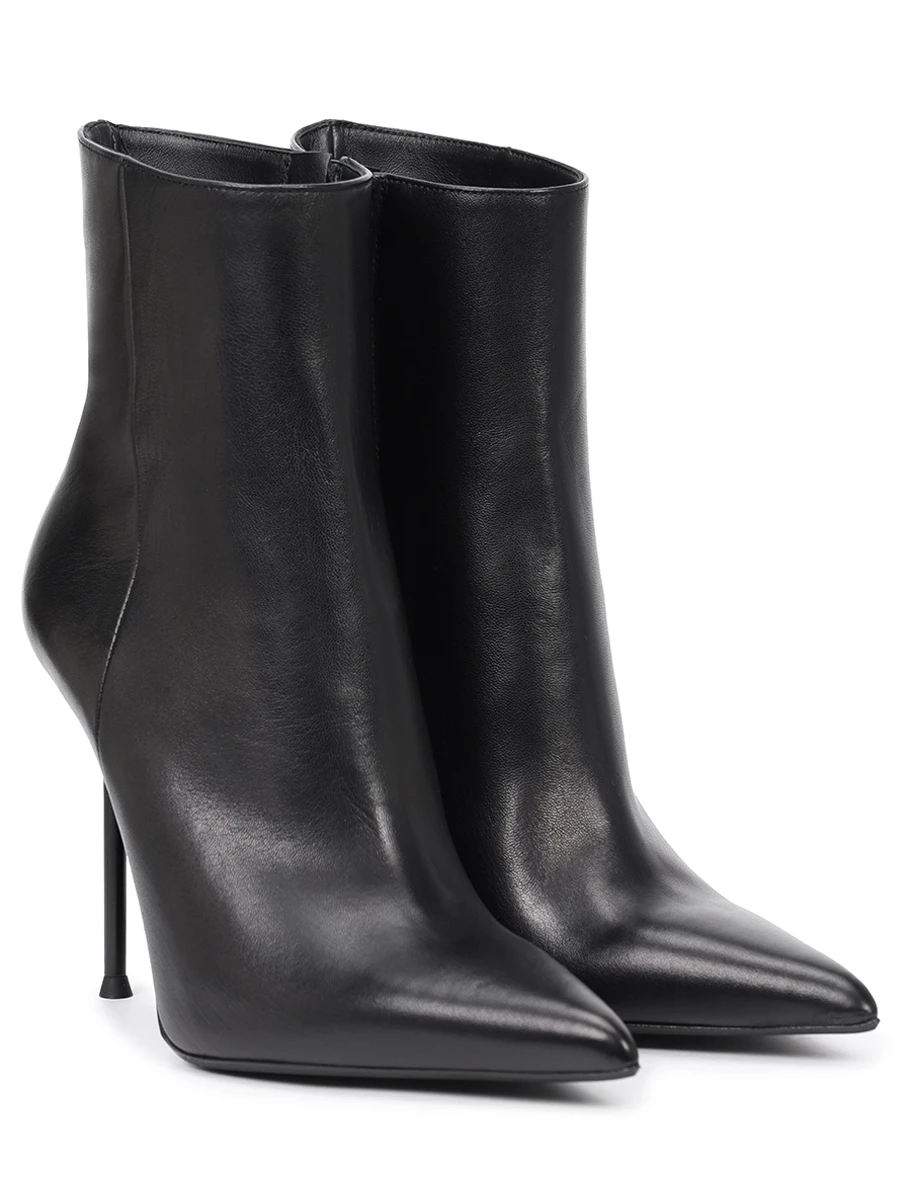 

Ботильоны кожаные, Черный, LUNA NAPPA NERO