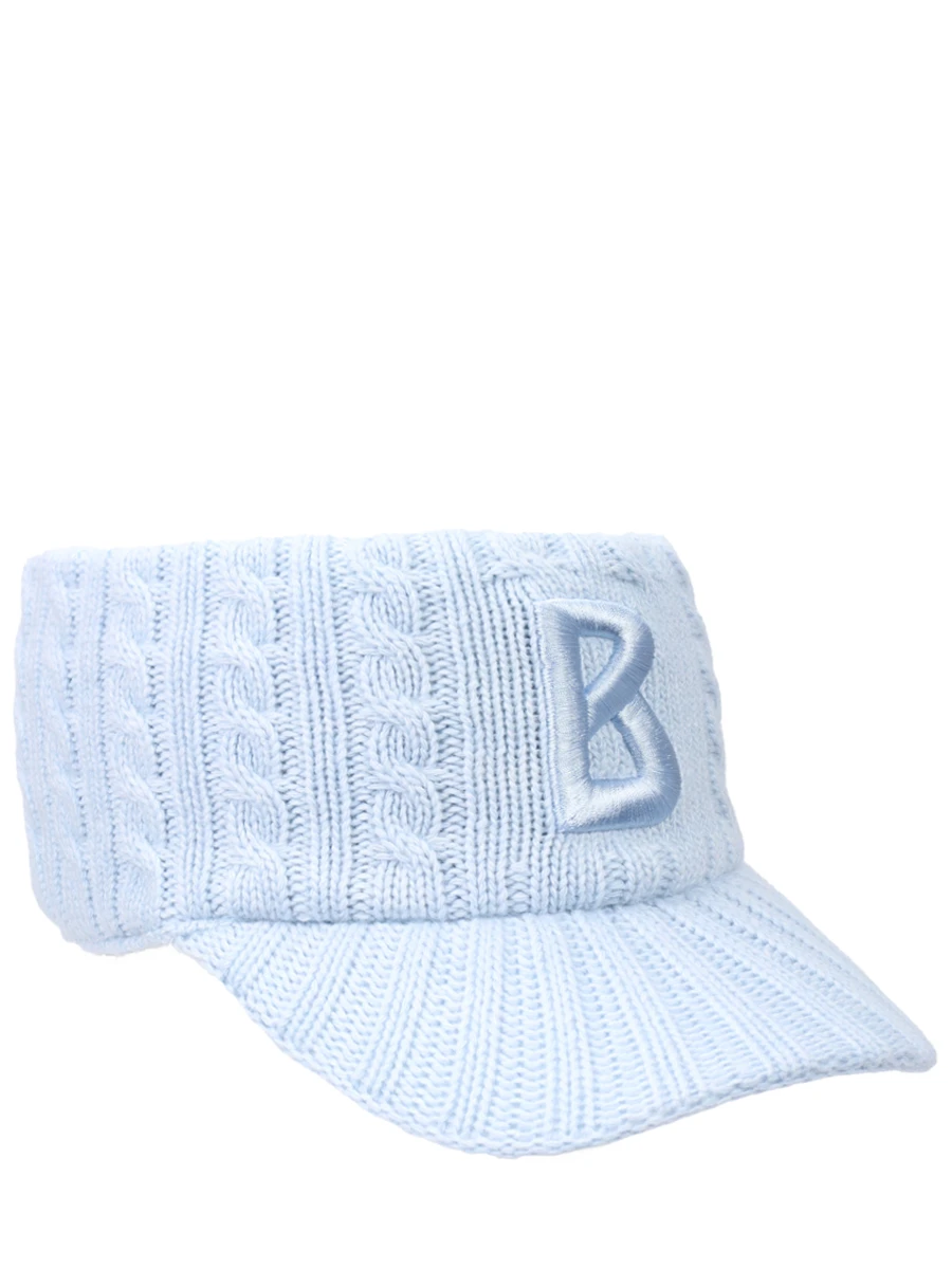 

Козырек из шерсти и вискозы Tessa, Голубой, 91726087 TESSA1/316