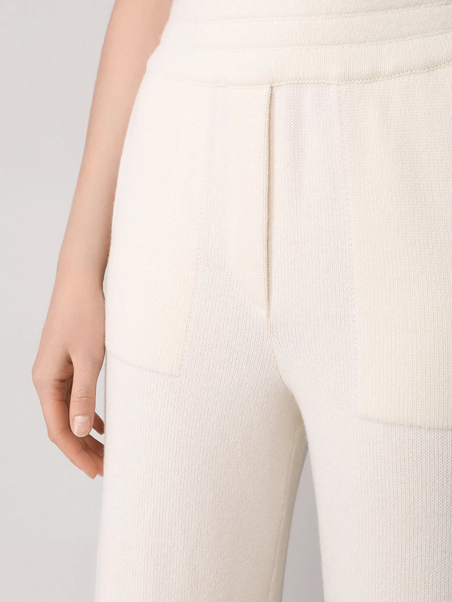 

Брюки кашемировые, Кремовый, W25.PT118.3004.101