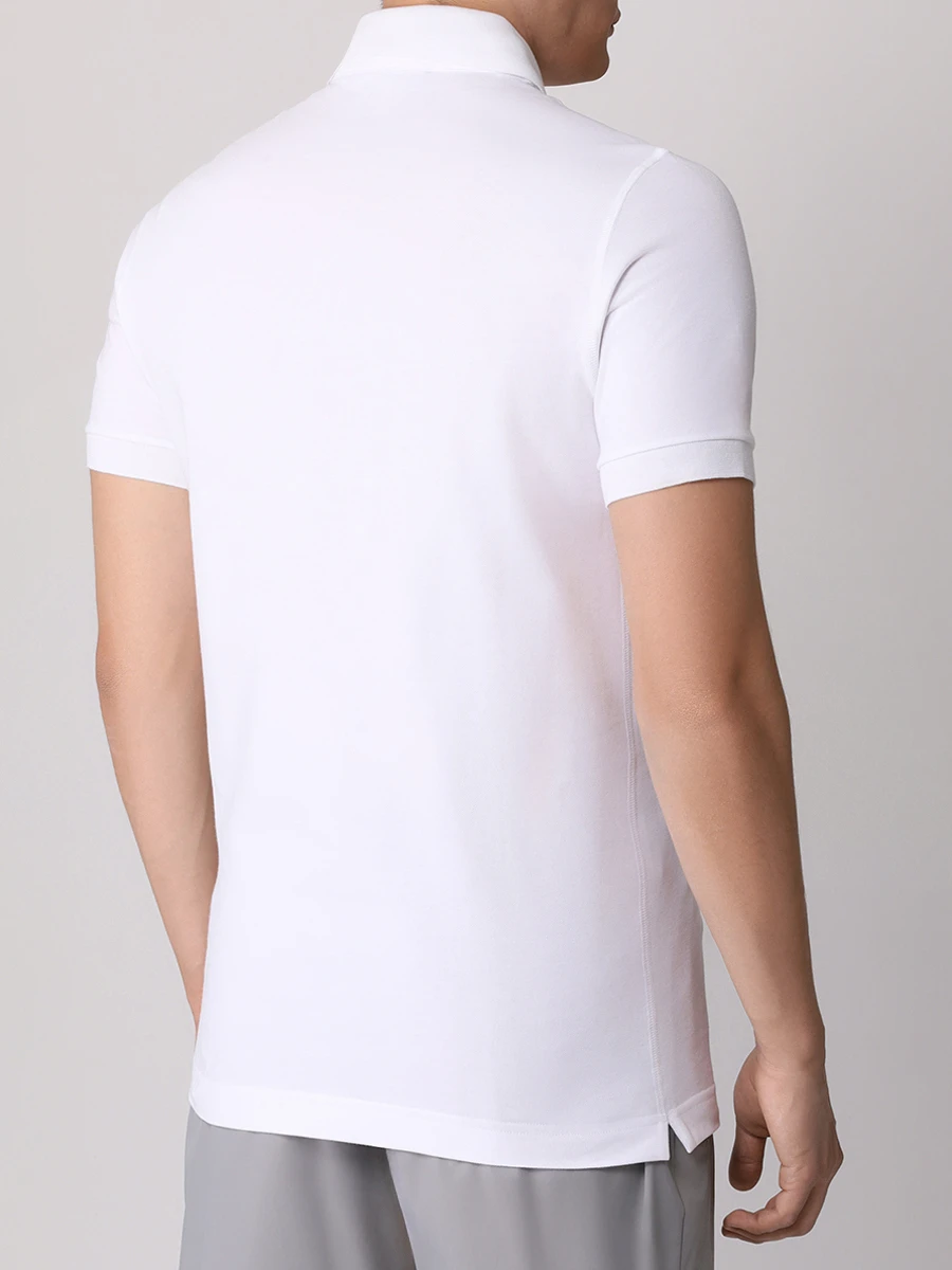 Поло хлопковое DOLCE & GABBANA G8PL4Z G7NYY W0800 Белый  Фото 3