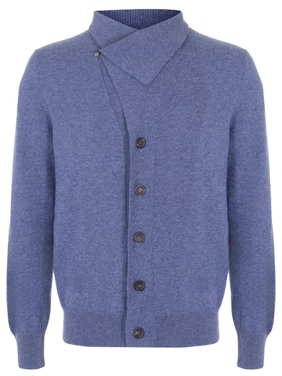 Кардиган кашемировый MALO UXG077 F1C02 E0687 Голубой 