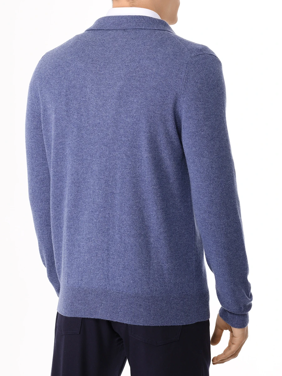 Кардиган кашемировый MALO UXG077 F1C02 E0687 Голубой  Фото 3