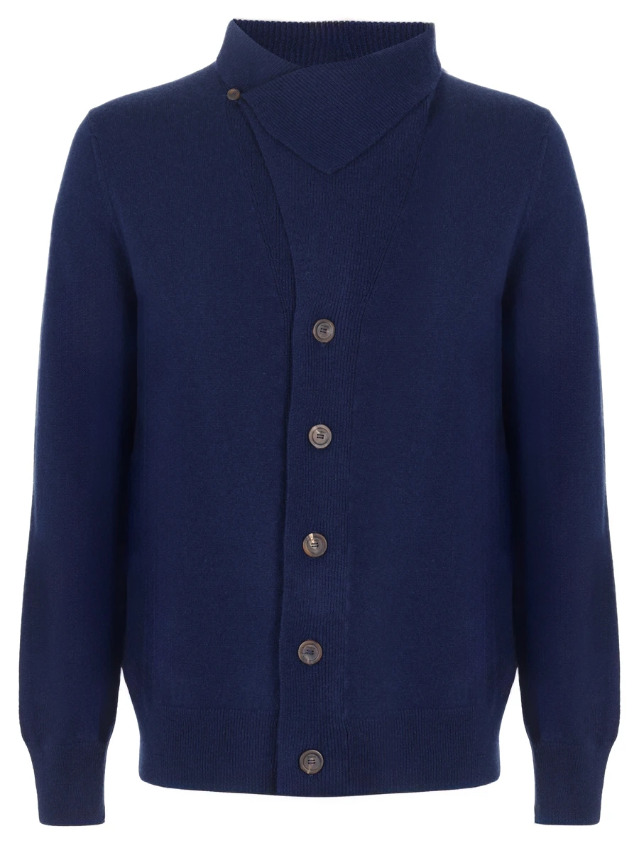 Кардиган кашемировый MALO UXG077 F1C02 E3489 Синий 