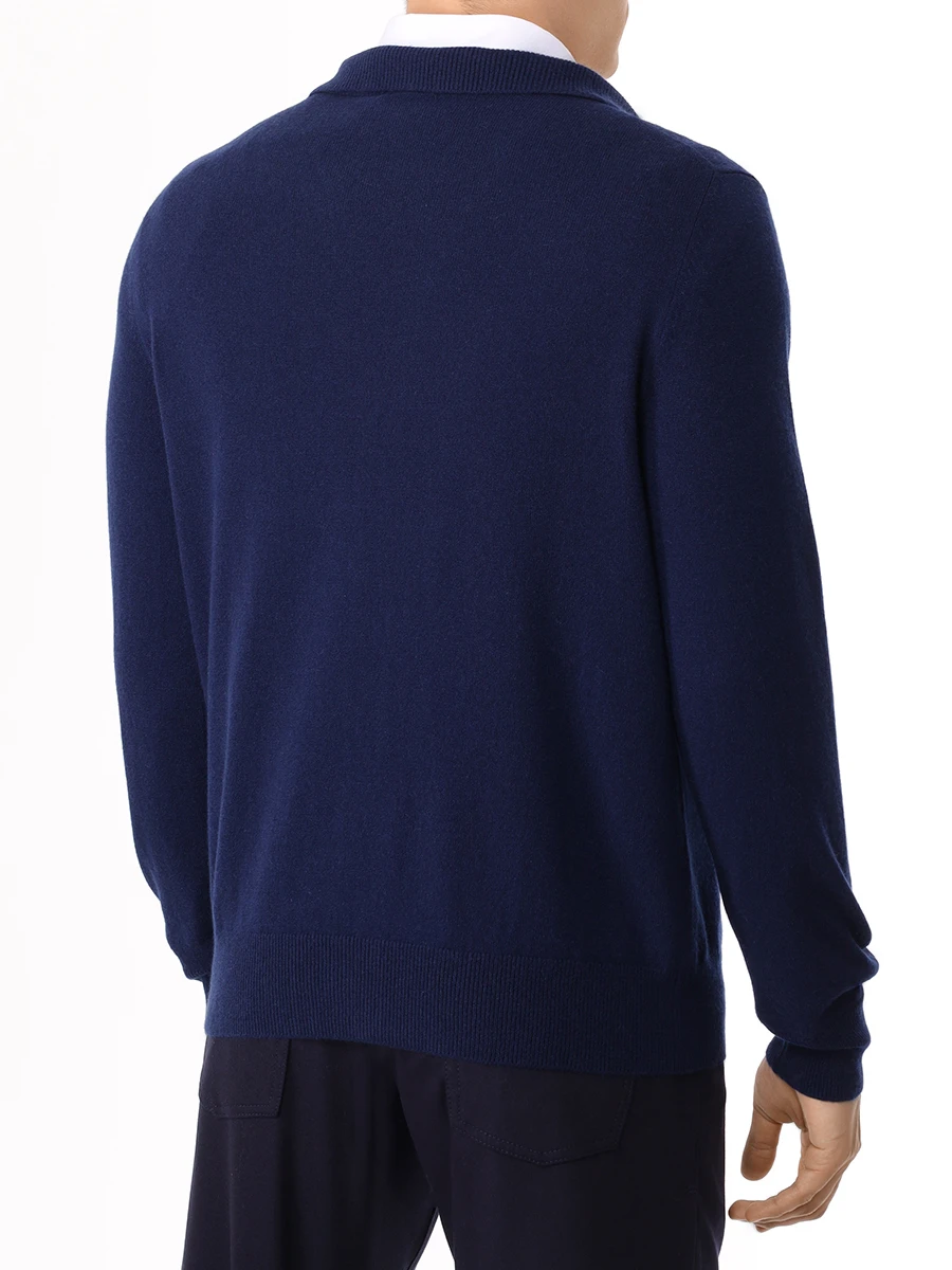 Кардиган кашемировый MALO UXG077 F1C02 E3489 Синий  Фото 3