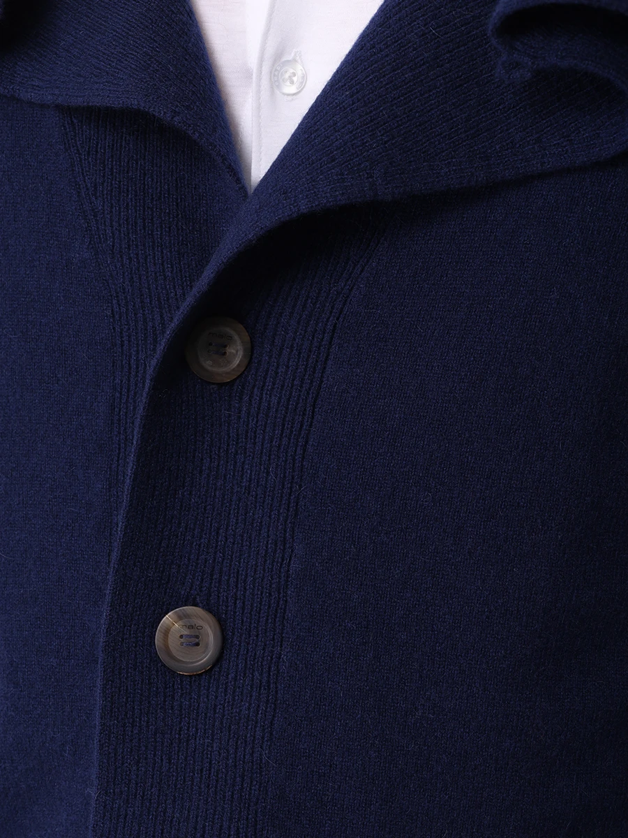 Кардиган кашемировый MALO UXG077 F1C02 E3489 Синий  Фото 5