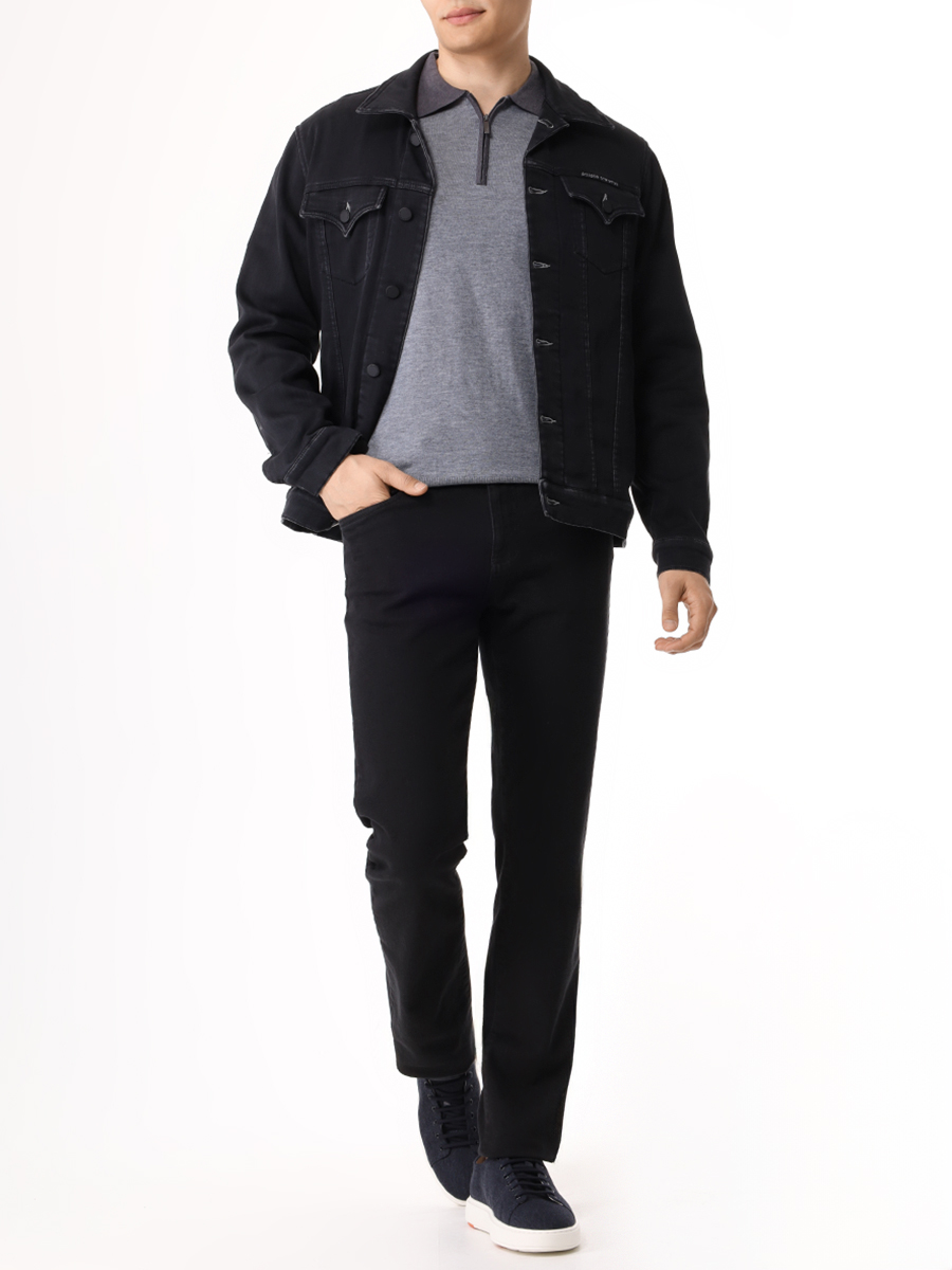 Куртка джинсовая SCISSOR SCRIPTOR MERCURIO T13 W1 Черный  Фото 2