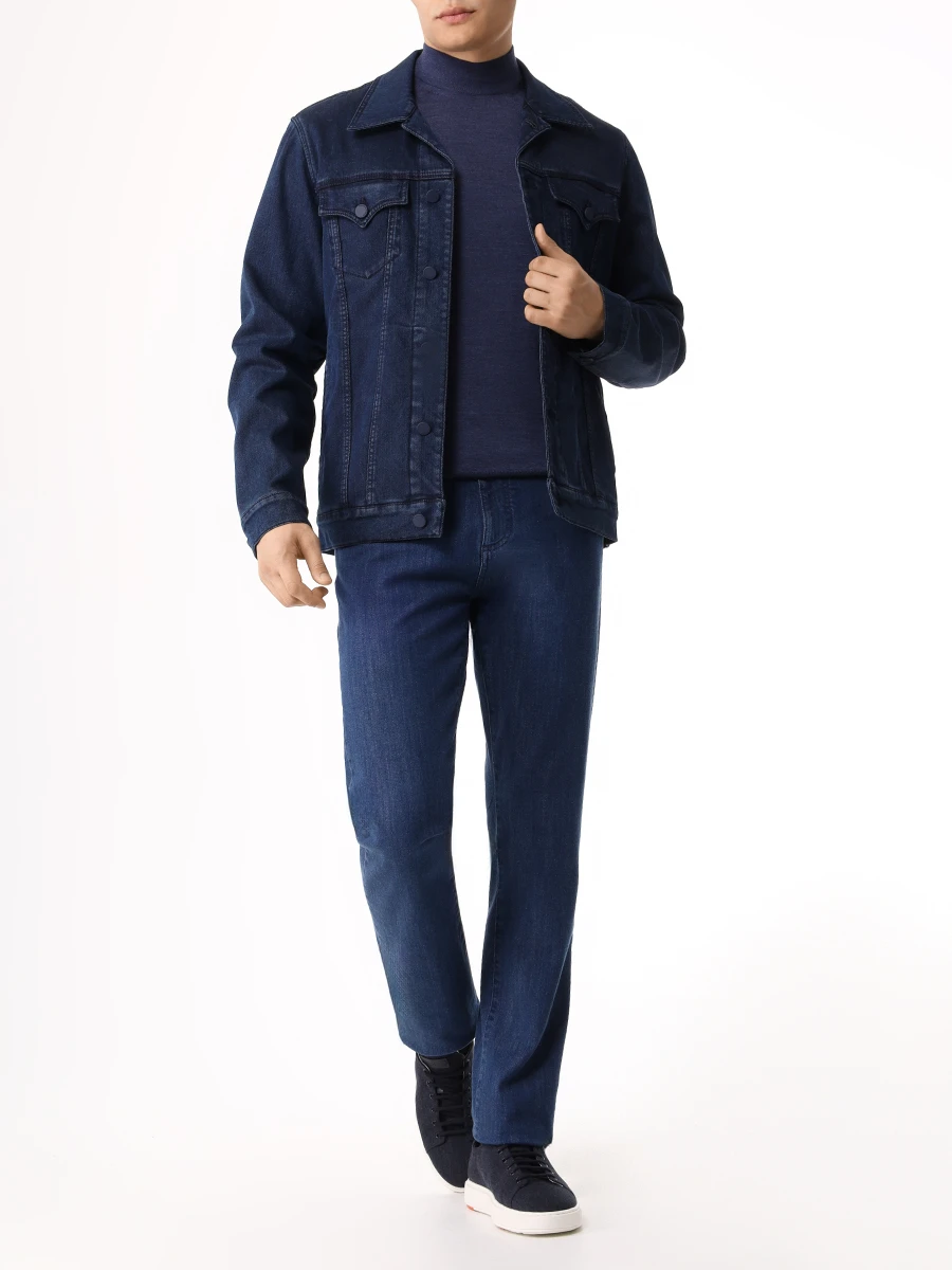 

Куртка джинсовая, Синий, MERCURIO T119 W1