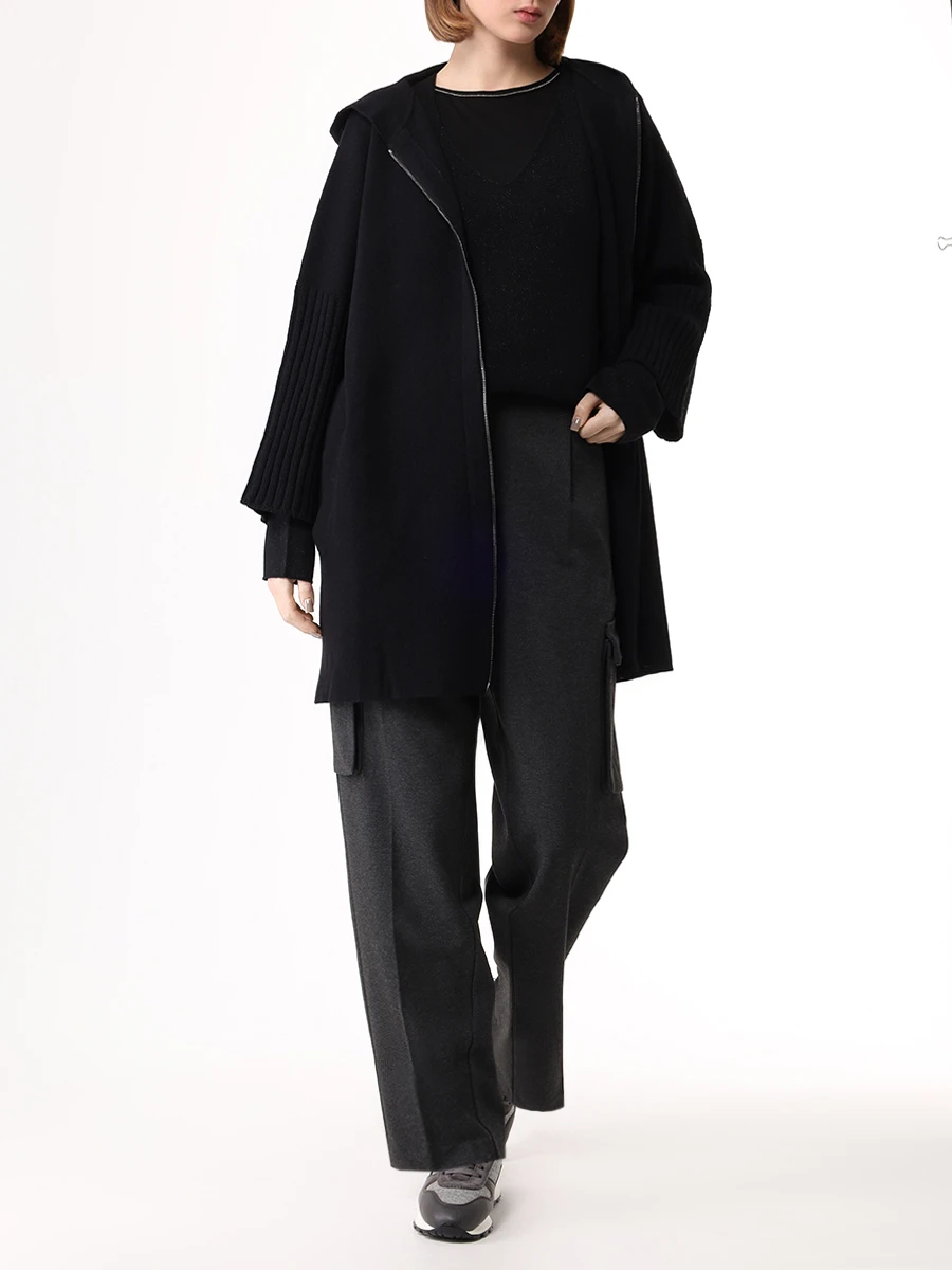 

Джемпер шерстяной, Черный, 154_46267 - 9086