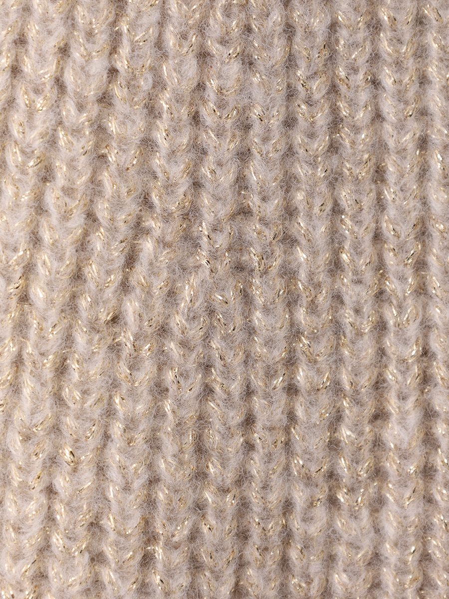 Кардиган шерстяной с люрексом LE TRICOT PERUGIA 154_26178 - 8199 Бежевый  Фото 6