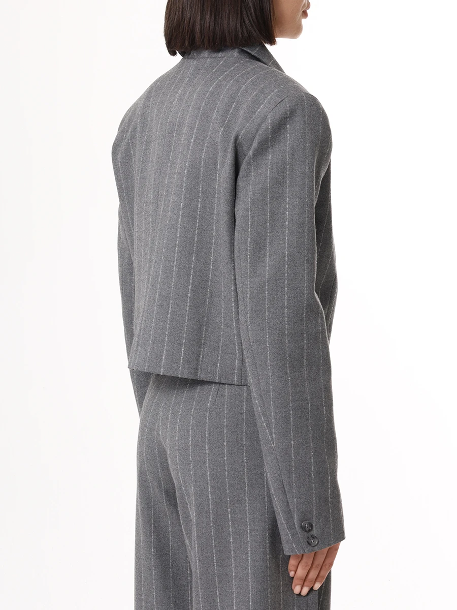 

Жакет в полоску, Серый, SKU05164600