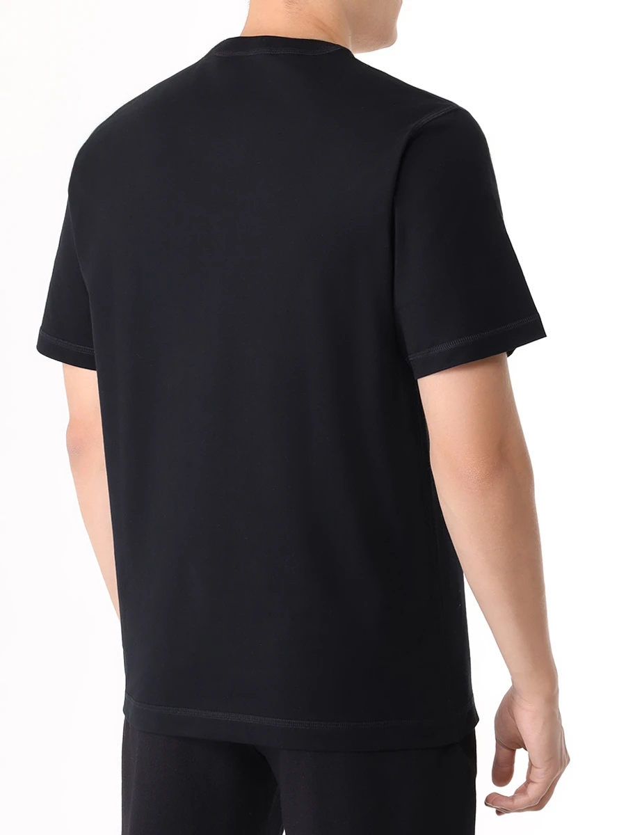Футболка хлопковая DOLCE & GABBANA G8PN9T G7NTW N0000 Черный  Фото 3