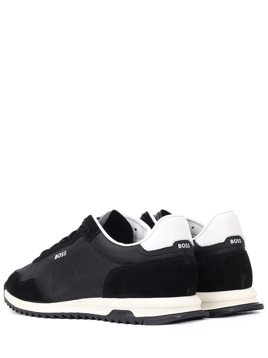 Кроссовки комбинированные Zayn BOSS 50517276/001 Черный  Фото 4