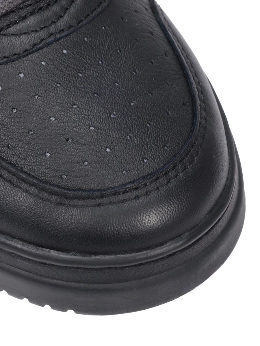 

Кеды кожаные, Черный, AULM - SG16