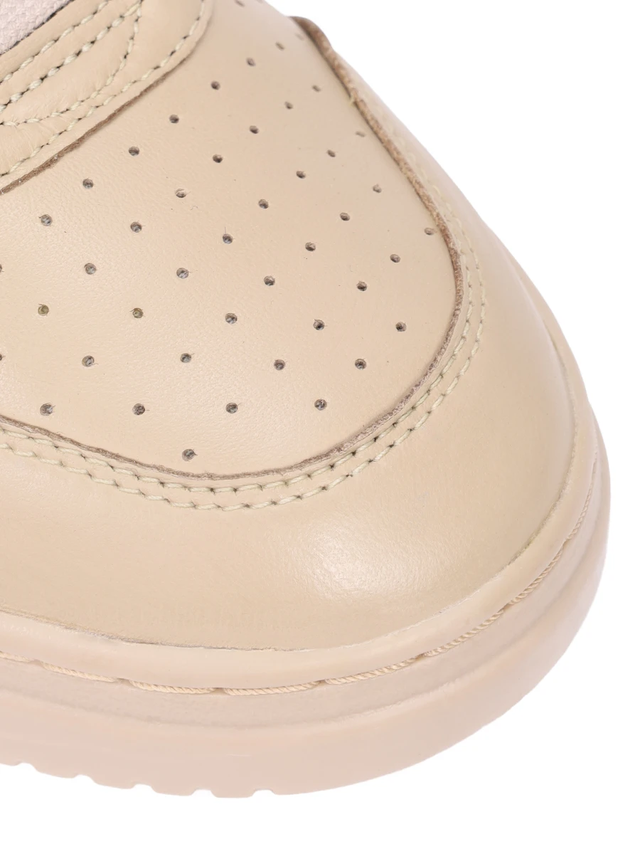 

Кеды кожаные на меху, Бежевый, AULM - SX20