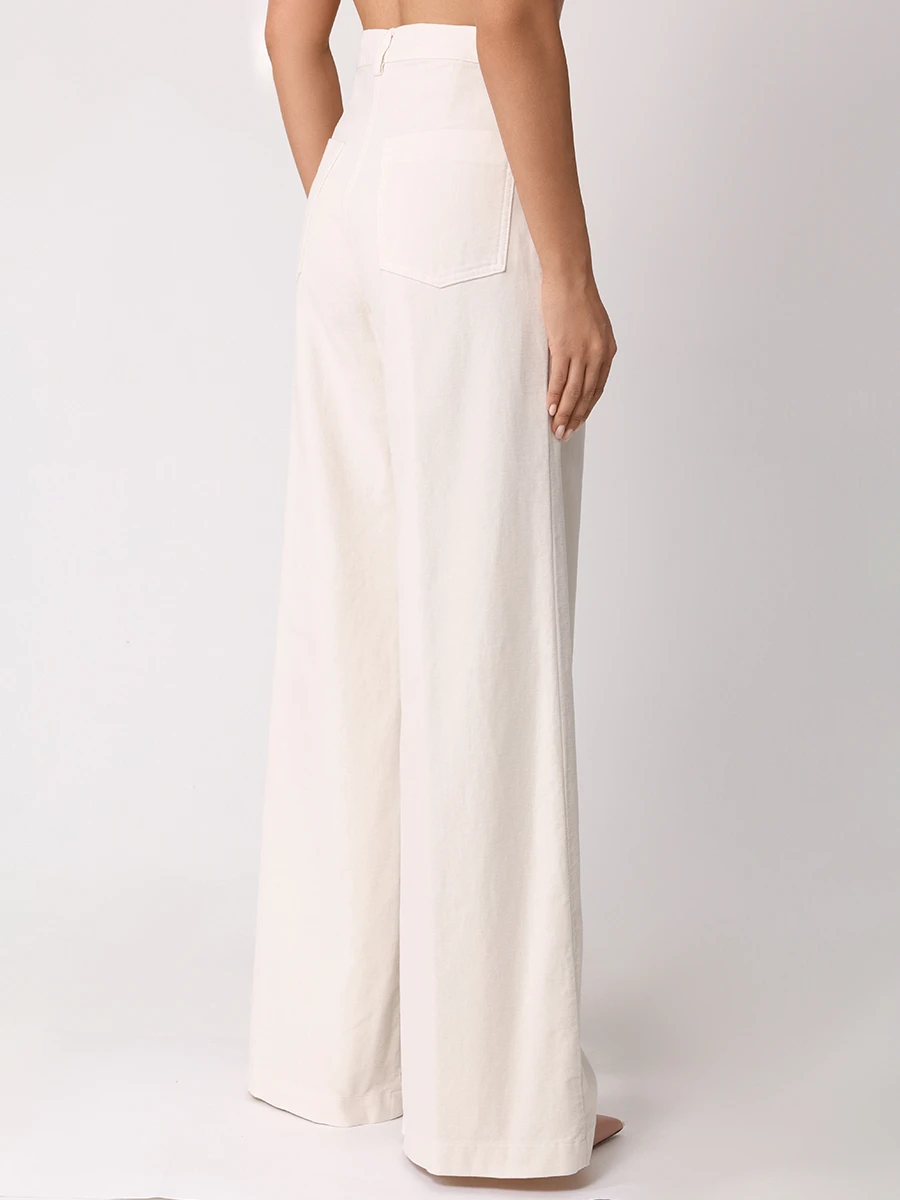 

Брюки хлопковые, Кремовый, G0156 G549 85044