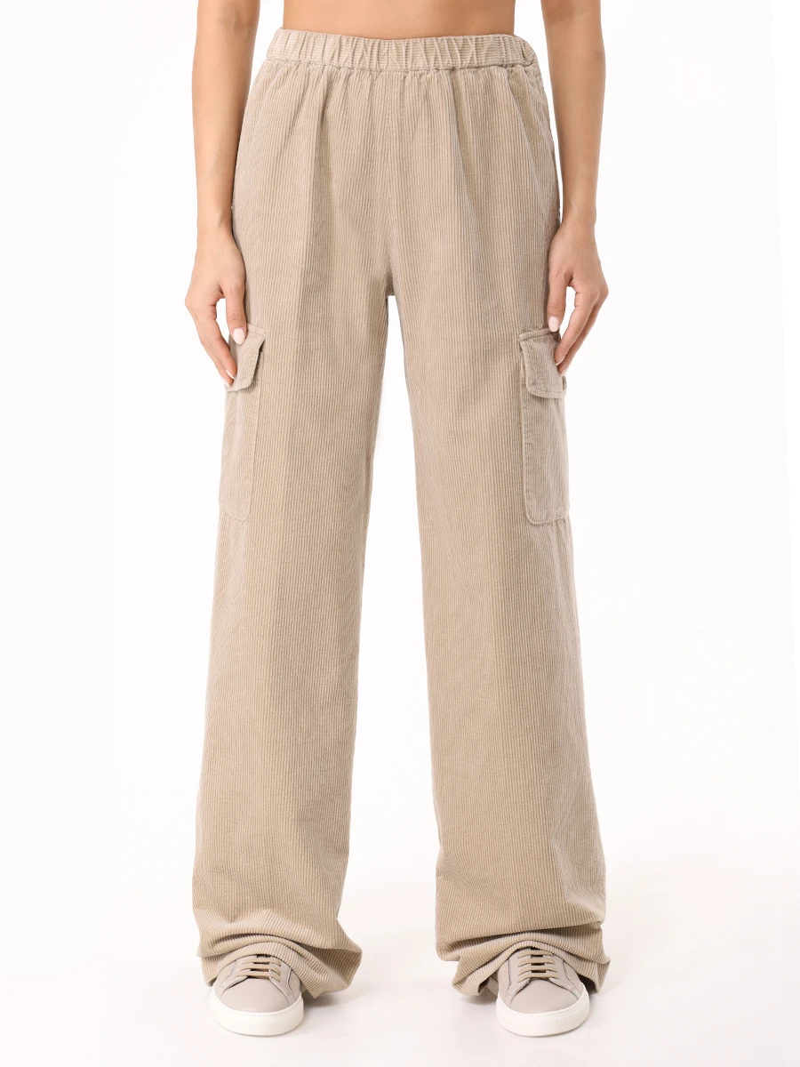 Брюки-карго вельветовые ASPESI G0128 E792 85177 Бежевый  Фото 4