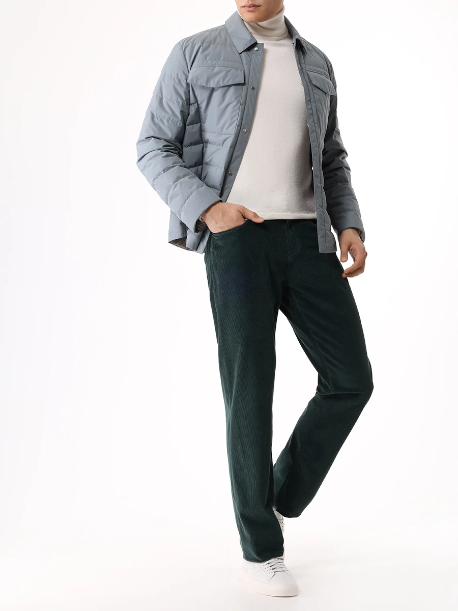 

Брюки Regular Fit вельветовые, Зеленый, PT01413/804/91519