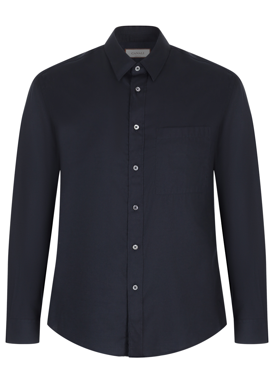 Рубашка Regular Fit из хлопка и лиоцелла CANALI