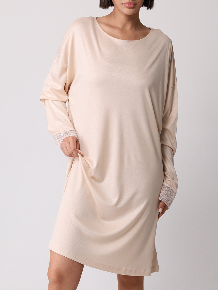 

Сорочка из модала, Кремовый, 900-55012/107
