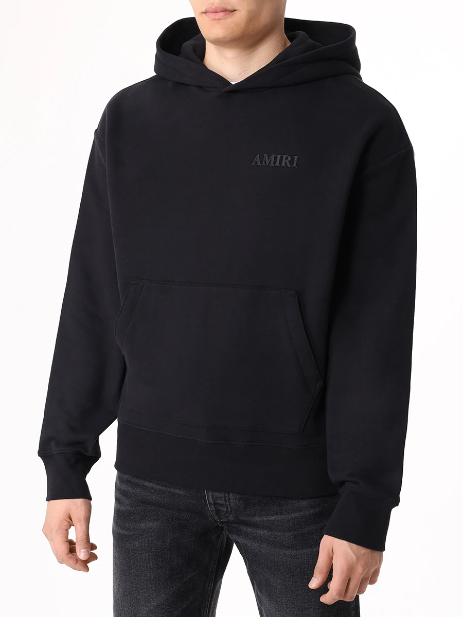 Худи хлопковое AMIRI AMJYHD1042 Черный  Фото 4