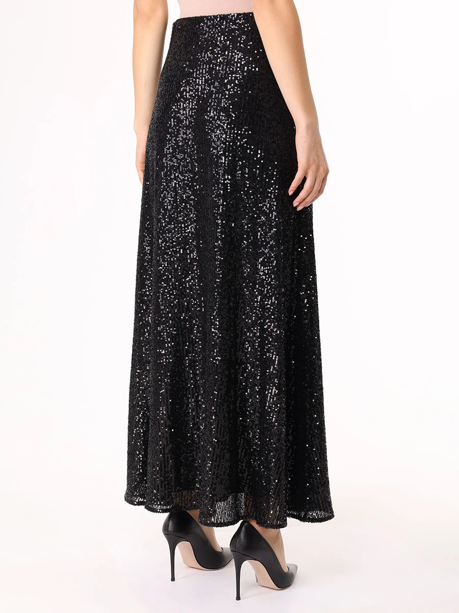 

Юбка с пайетками, Черный, SSQ.14.903.356