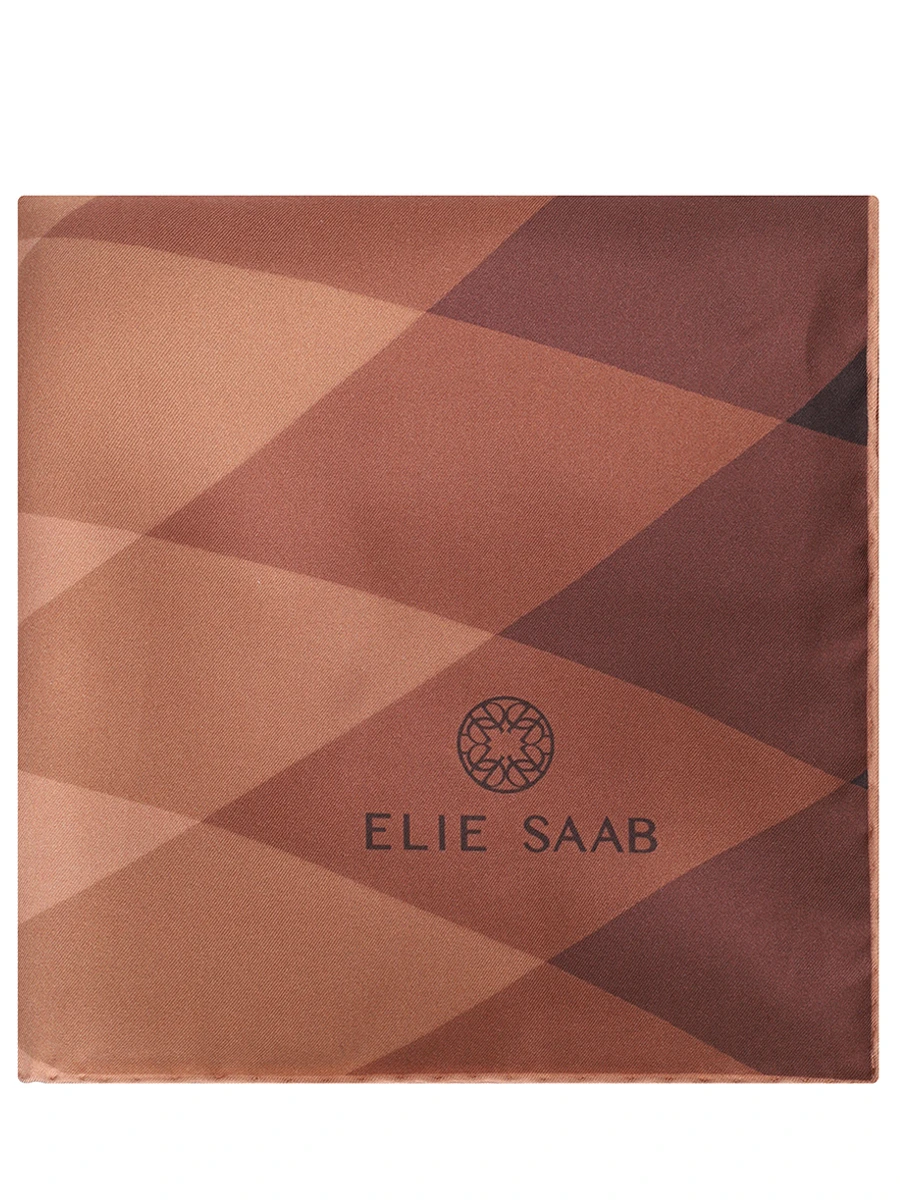 Платок шелковый ELIE SAAB SE9090SS525P24 NUD Коричневый  Фото 3