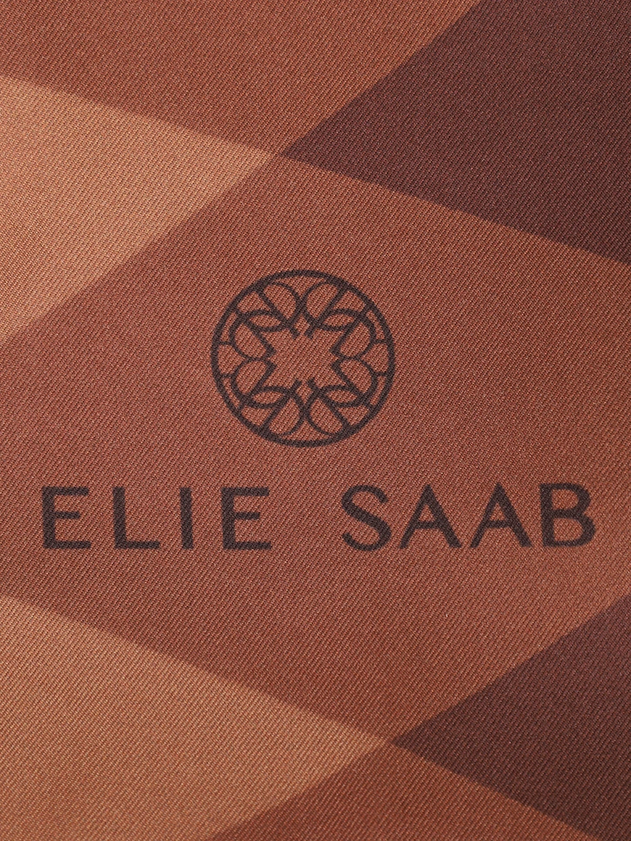 Платок шелковый ELIE SAAB SE9090SS525P24 NUD Коричневый  Фото 4