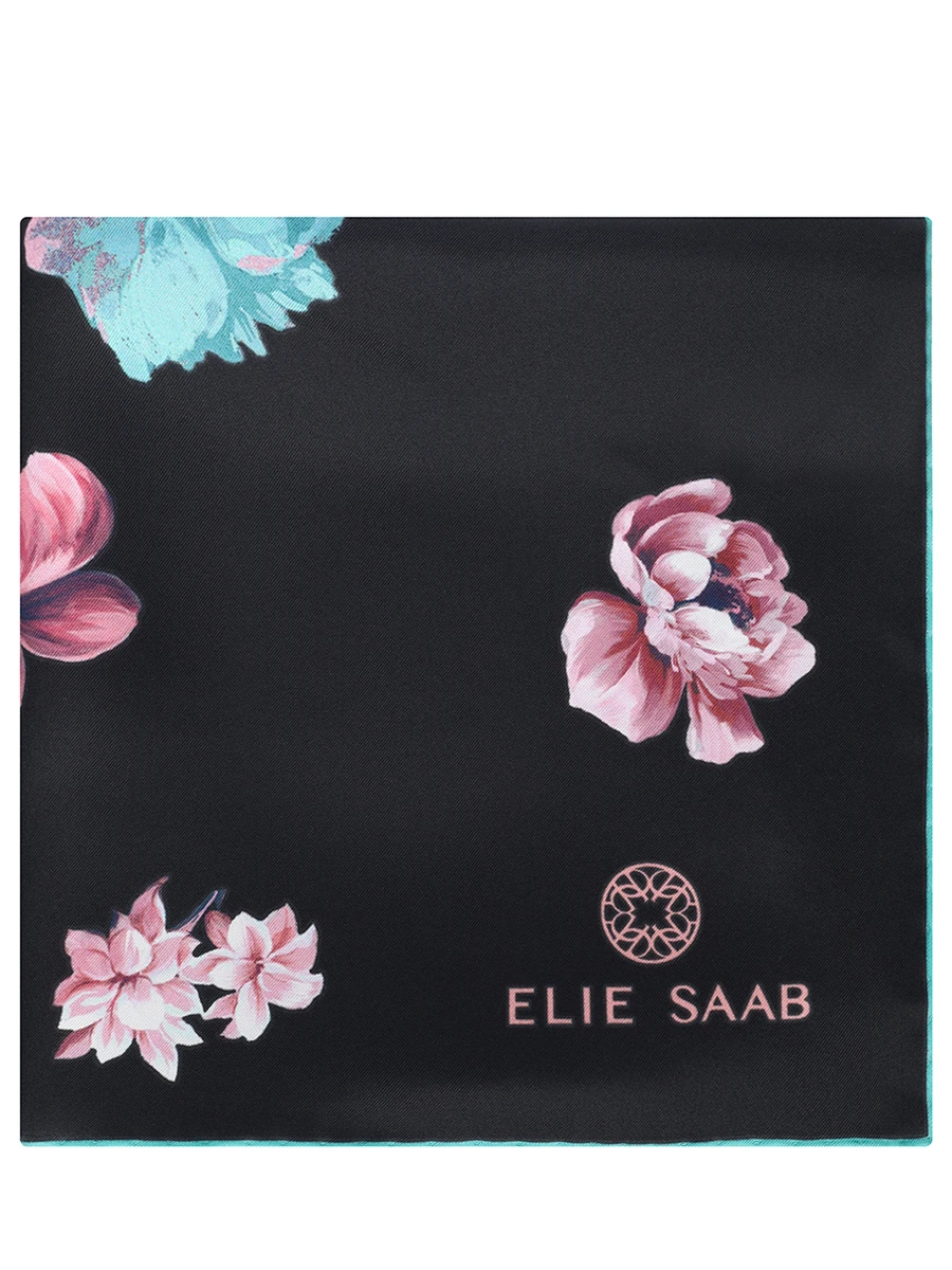Платок шелковый ELIE SAAB SE9090SS458P24 BL Черный  Фото 3