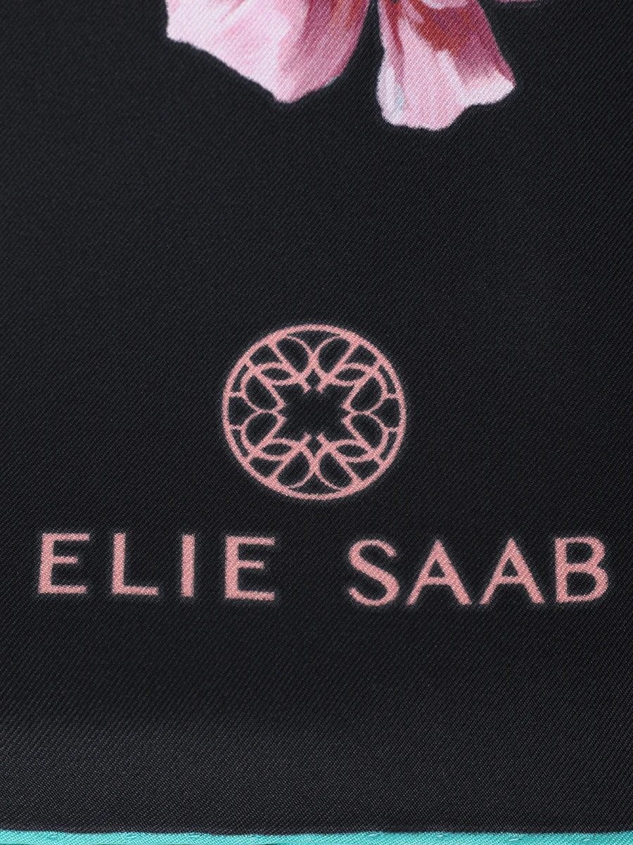 Платок шелковый ELIE SAAB SE9090SS458P24 BL Черный  Фото 4