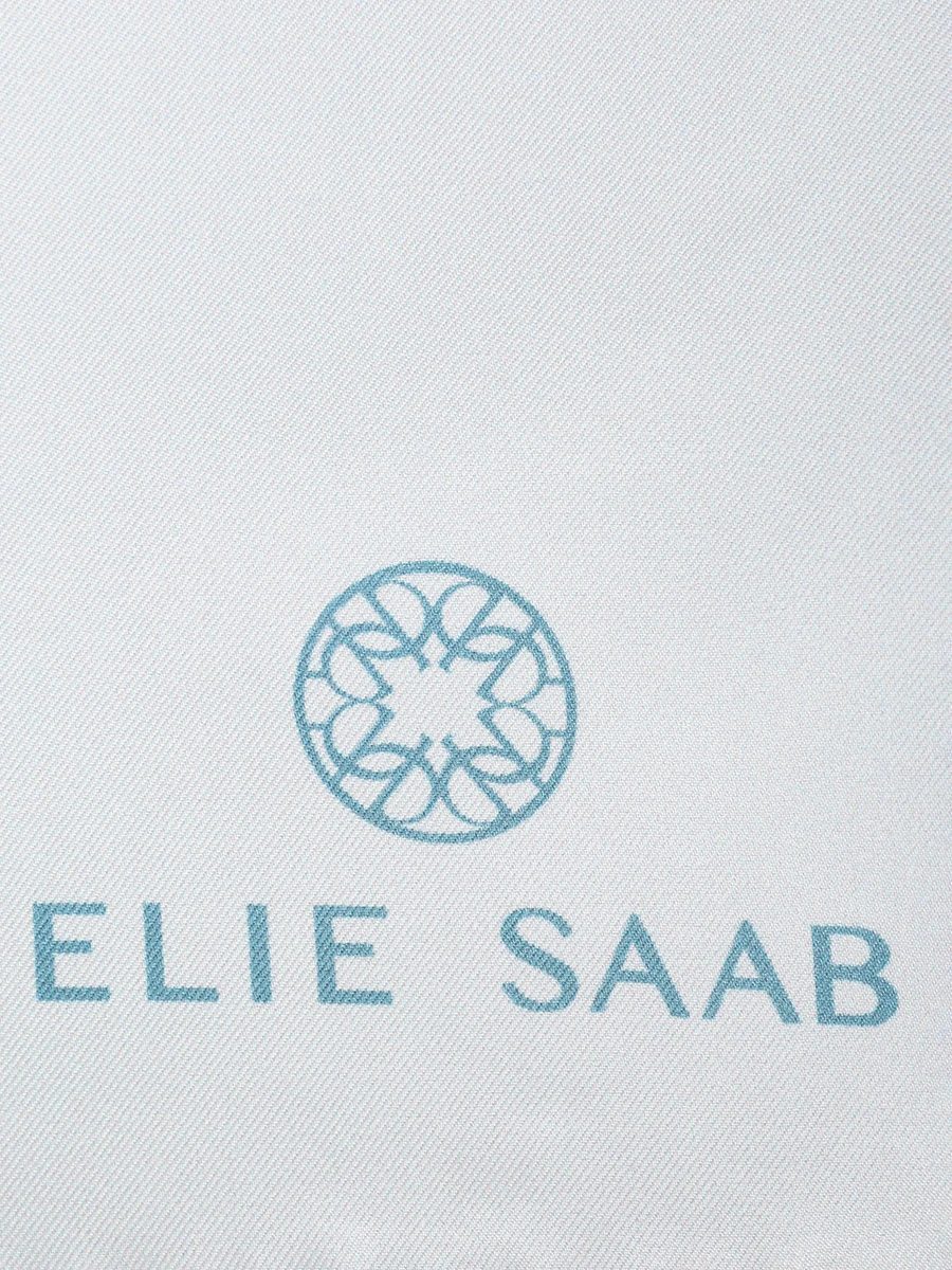 Платок шелковый ELIE SAAB SE9090SS401P24 BLU Голубой  Фото 4