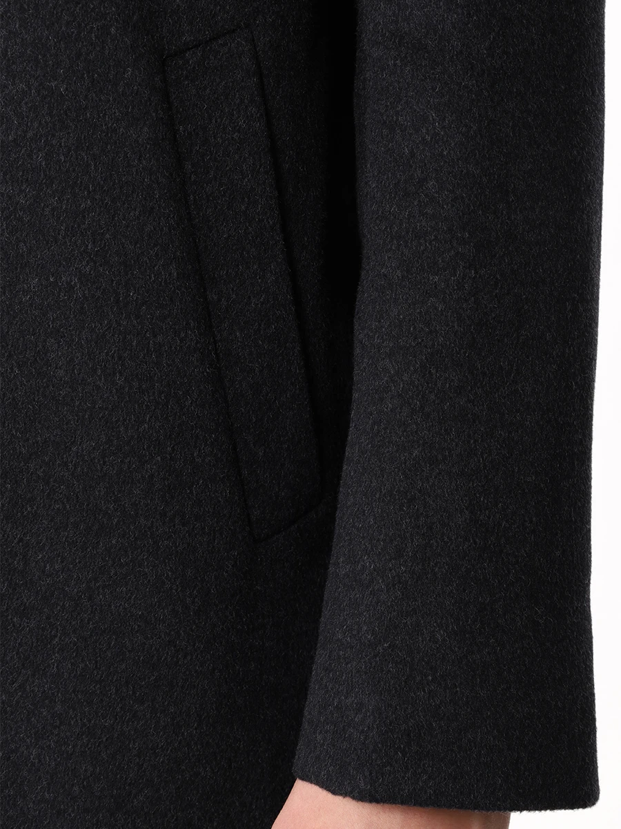 Пальто шерстяное MANZONI 24 24U259-CUNL1CN Темно- Серый  Фото 6