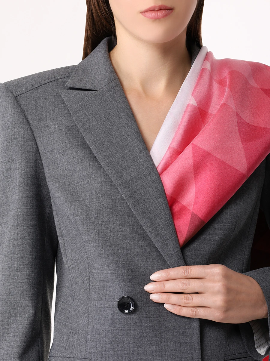 Платок шелковый ELIE SAAB SE9090SS525P24 MAG Розовый  Фото 2