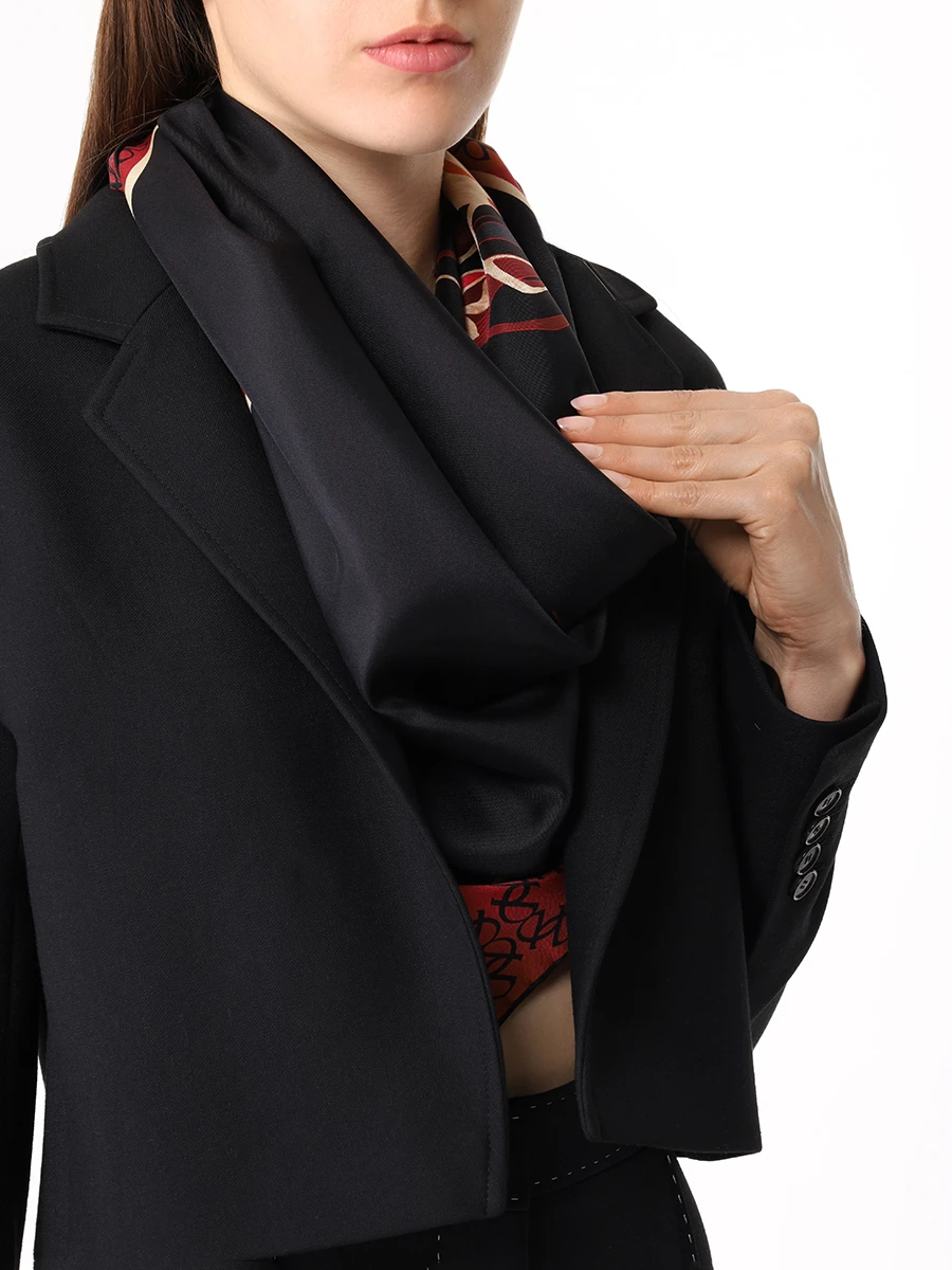 Платок шелковый ELIE SAAB SE9090SS400P24 RED Черный  Фото 2