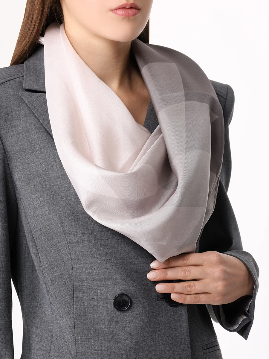 Платок шелковый ELIE SAAB SE9090SS525P24 GRE Серый  Фото 2