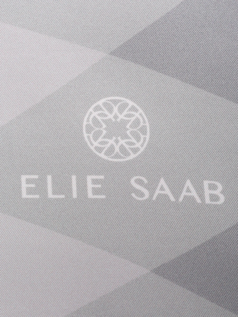 Платок шелковый ELIE SAAB SE9090SS525P24 GRE Серый  Фото 4