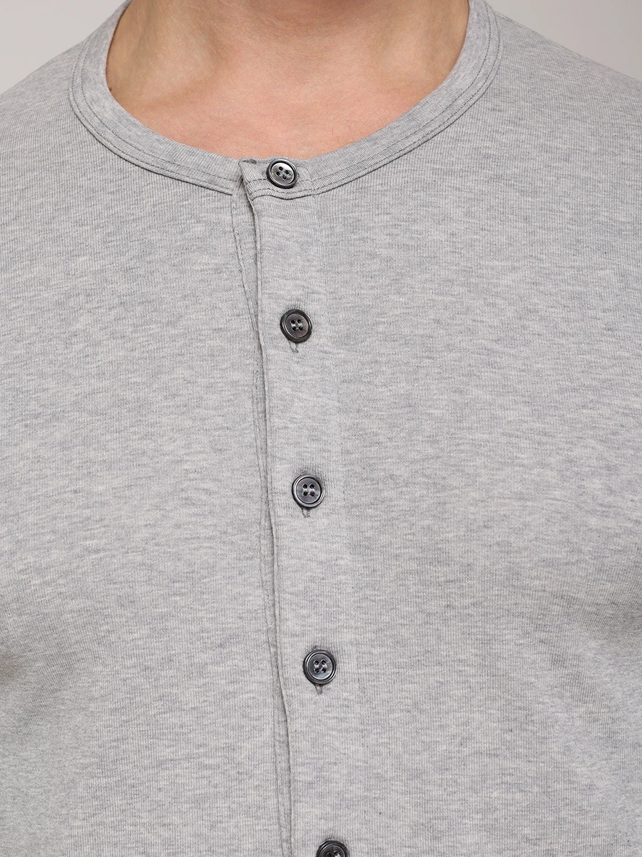 

Футболка хлопковая, Серый, T4M151040/020