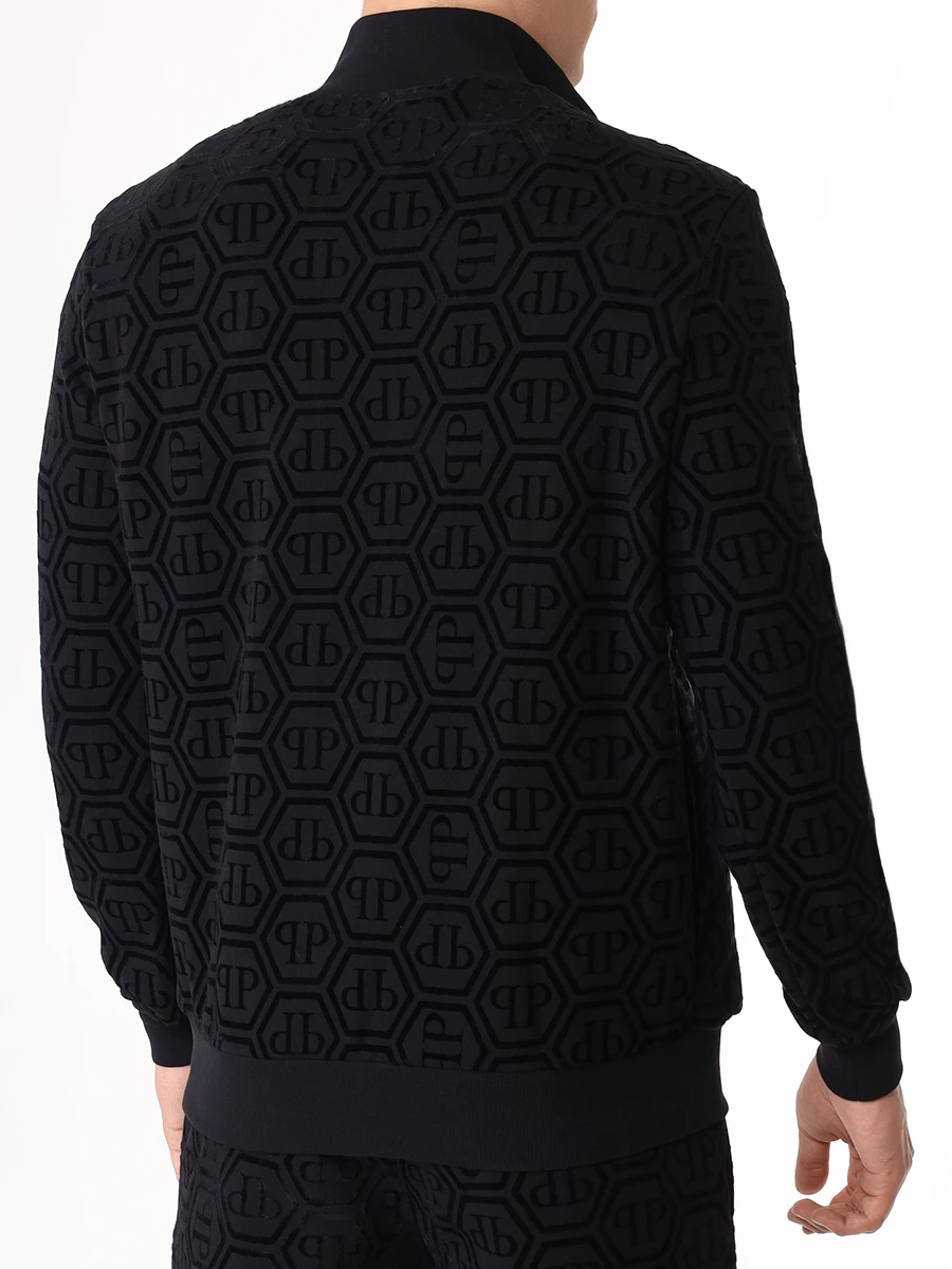 Костюм хлопковый PHILIPP PLEIN MJJ0757/02 Черный  Фото 3