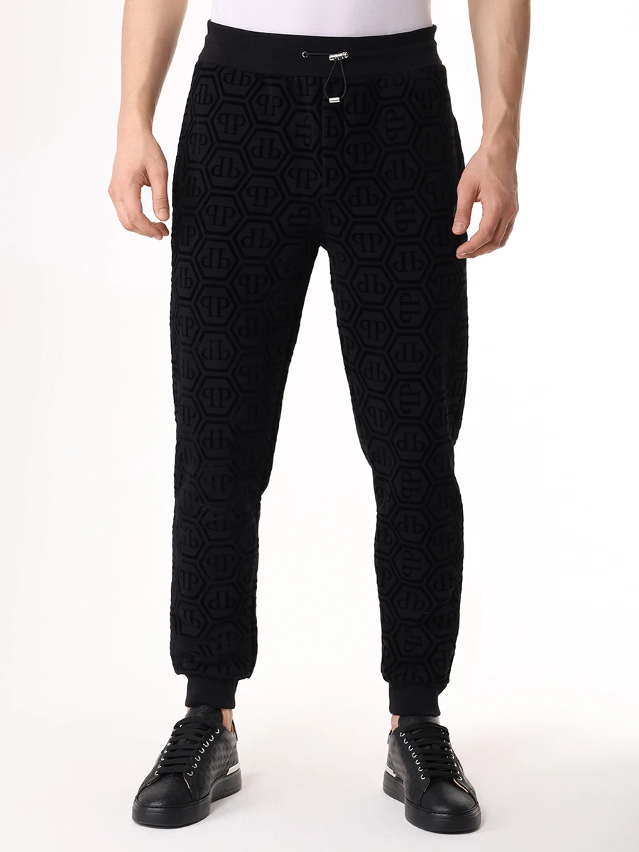 Костюм хлопковый PHILIPP PLEIN MJJ0757/02 Черный  Фото 8