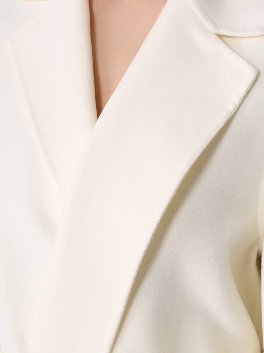 Пальто шерстяное MANZONI 24 24M1040-DB5 Белый  Фото 5