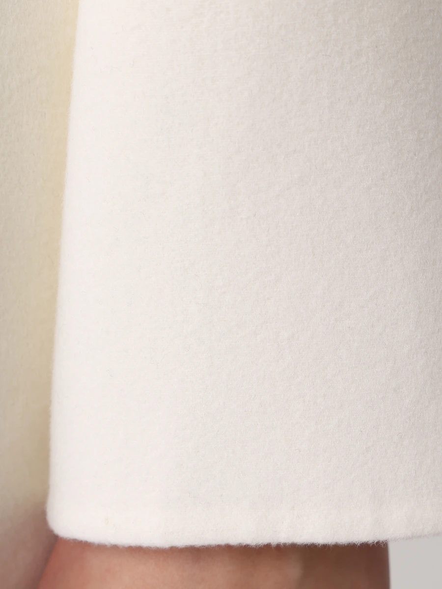 Пальто шерстяное MANZONI 24 24M1040-DB5 Белый  Фото 6