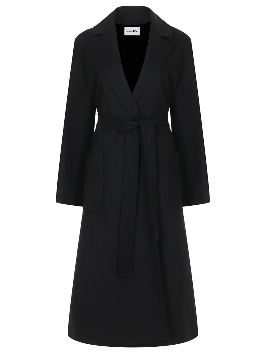 Пальто шерстяное MANZONI 24 24M1040-DB5 Черный 