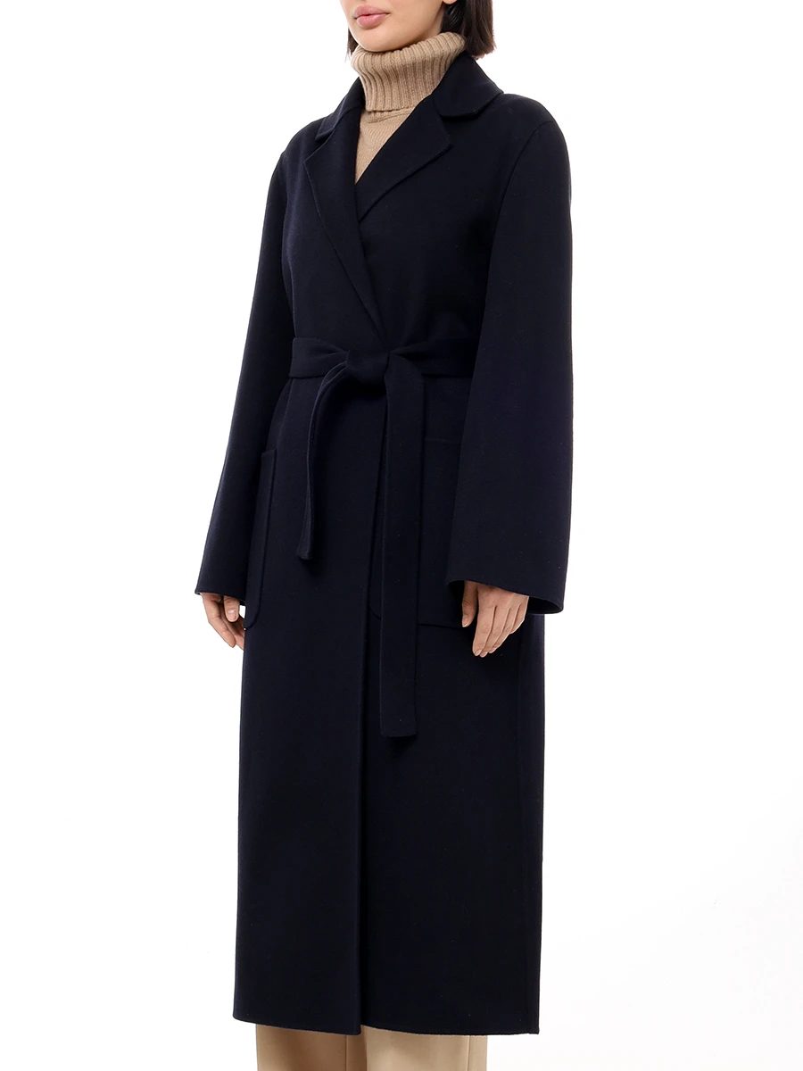 

Пальто шерстяное, Синий, 24M1040-DB5