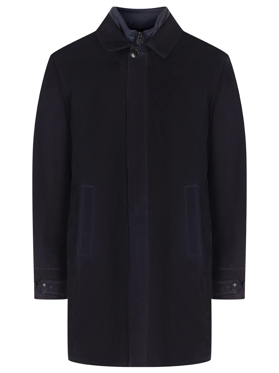 Куртка из нубука MANZONI 24 24U673-L27FURY б Синий 