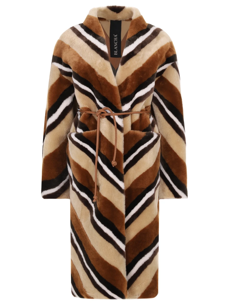 Шуба из овчины BLANCHA 24130/300 Бежевый 