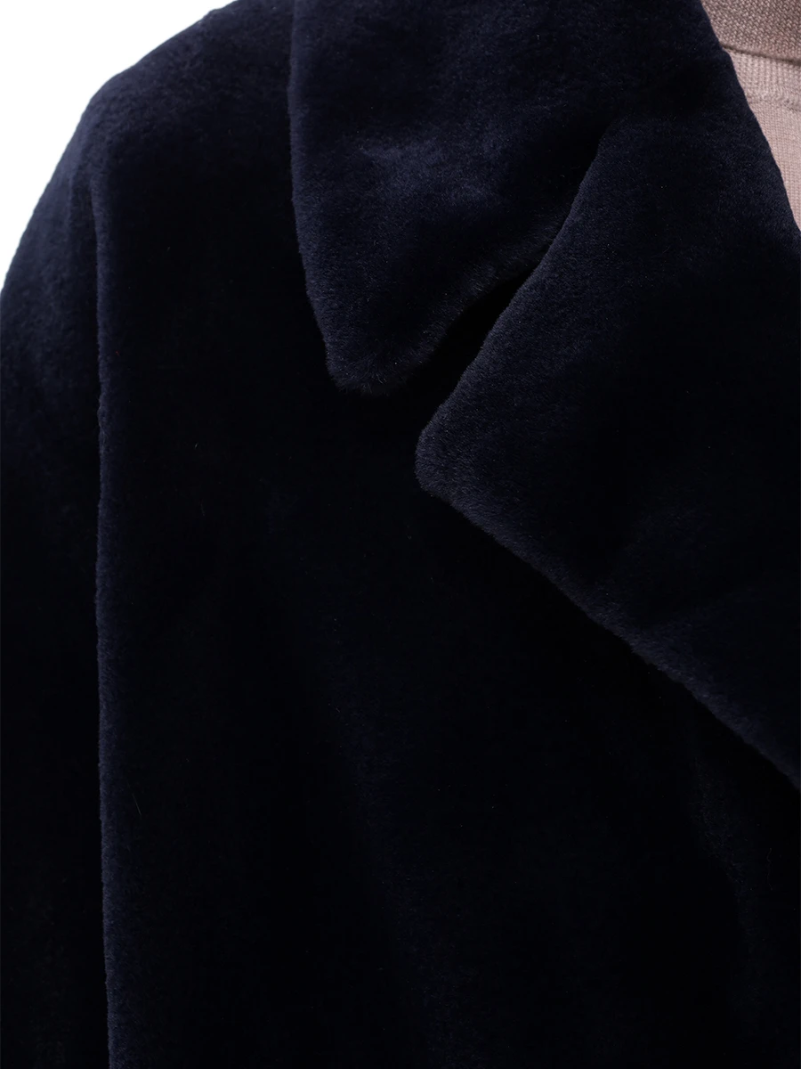 Шуба норковая BLANCHA 24095/100 blu Синий  Фото 5